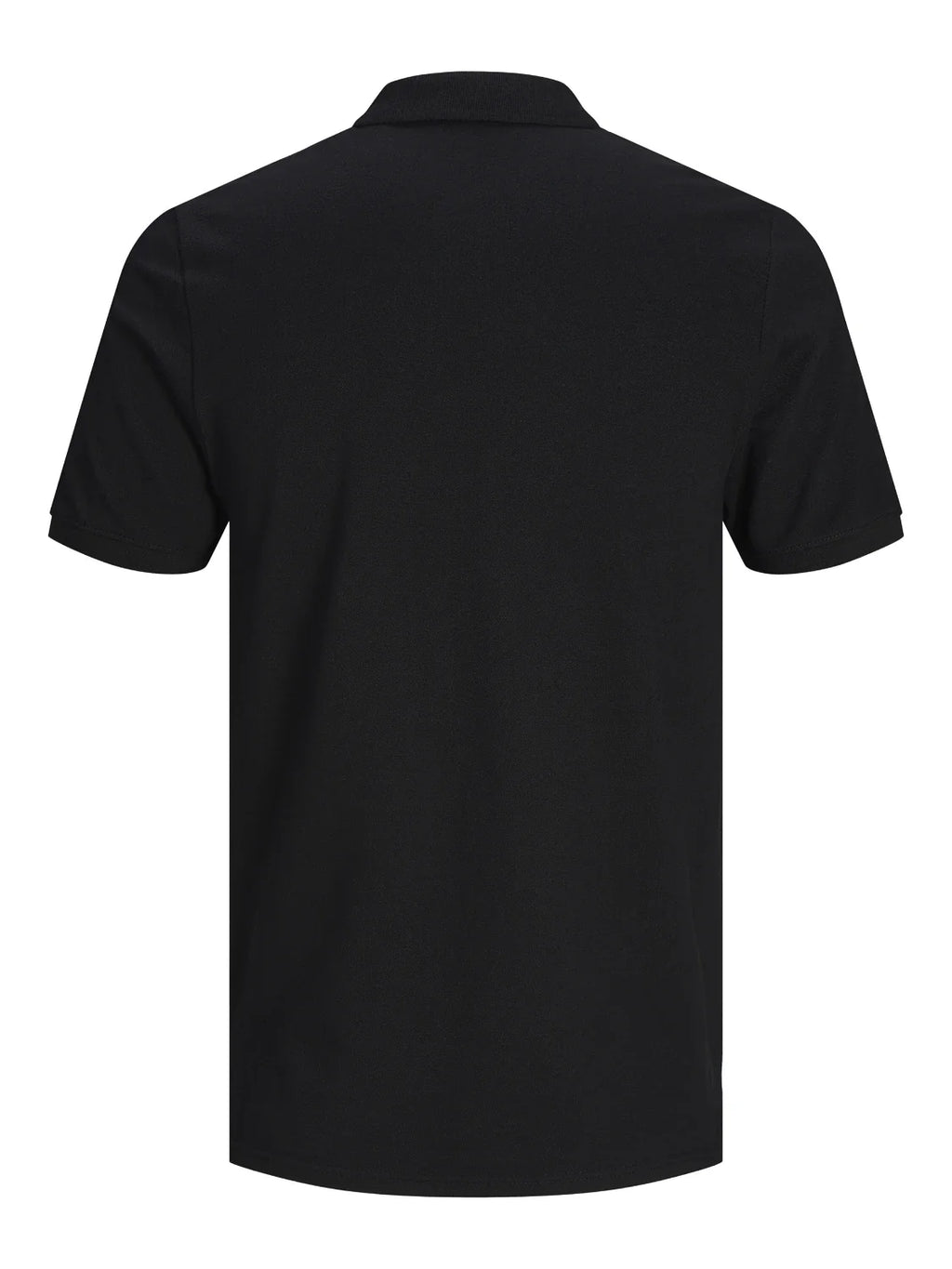 JACK & JONES PLAIN POLO SHIRT | BLACK
