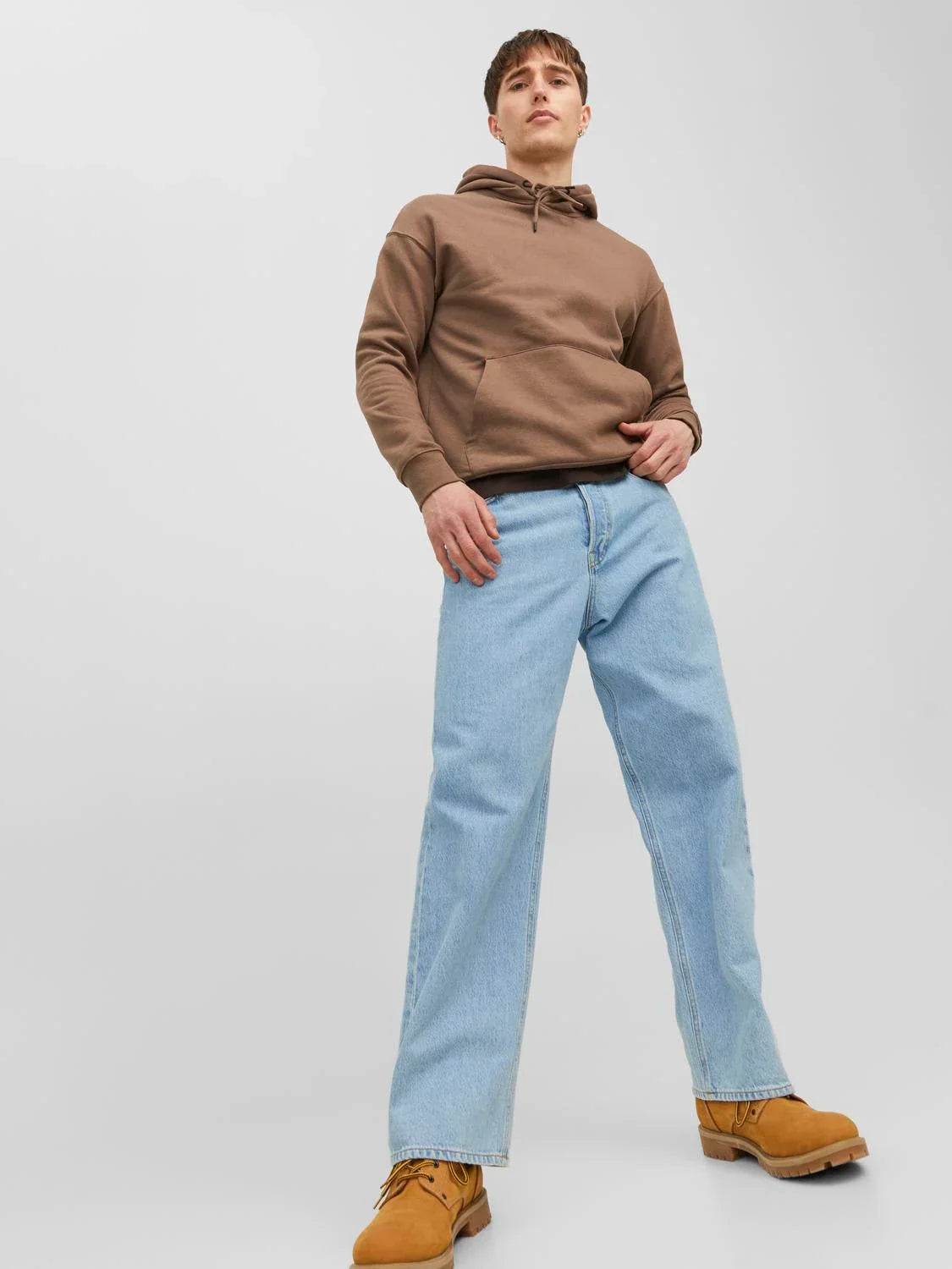 JACK & JONES light blue baggy fit jeans for men