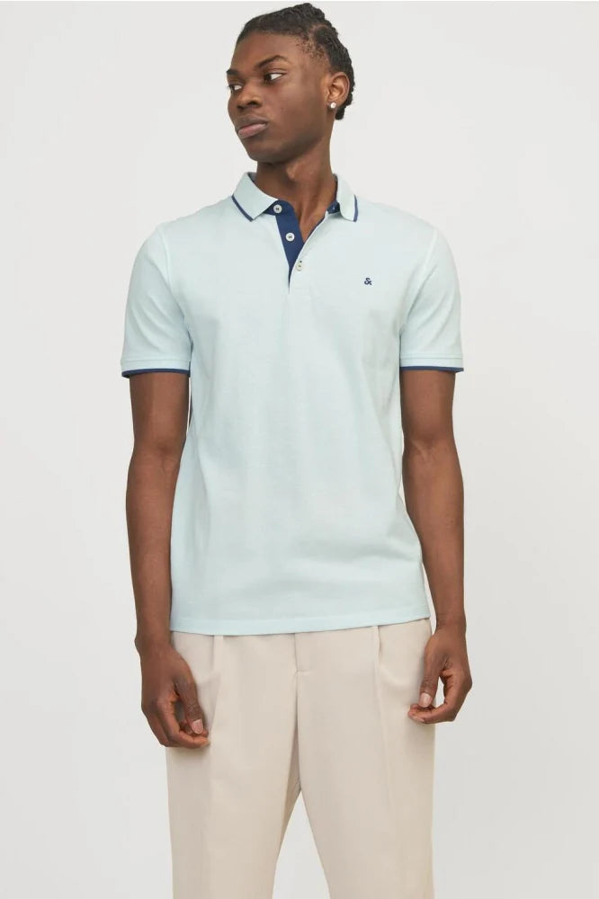 JACK & JONES PAULOS SLIM FIT POLO | LIGHT BLUE