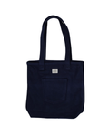 UPCYCLING PREMIUM WOOL TOTE BAG | NAVY