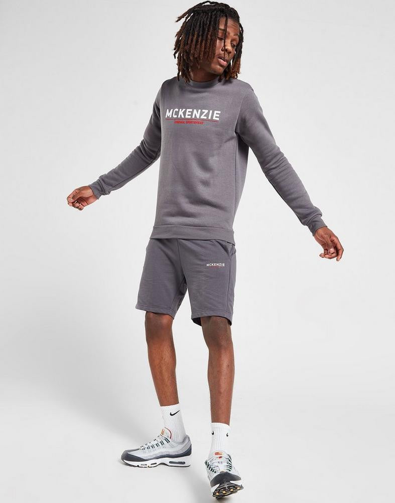 MCKENZIE ESSENTIAL FLEECE MEN’S SHORTS | GREY