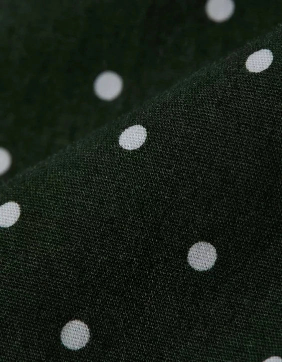 AMERICAN EAGLE dark green polka dot boxer shorts for men