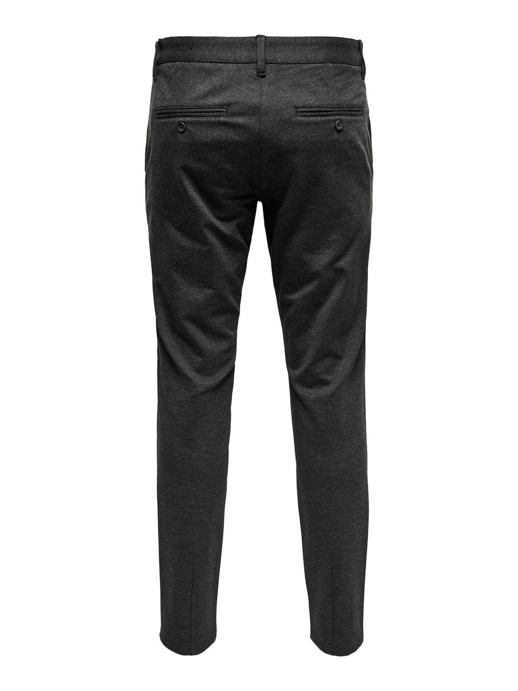 ONLY & SONS SLIM TAPERED FIT PANT | DARK GREY / GREY