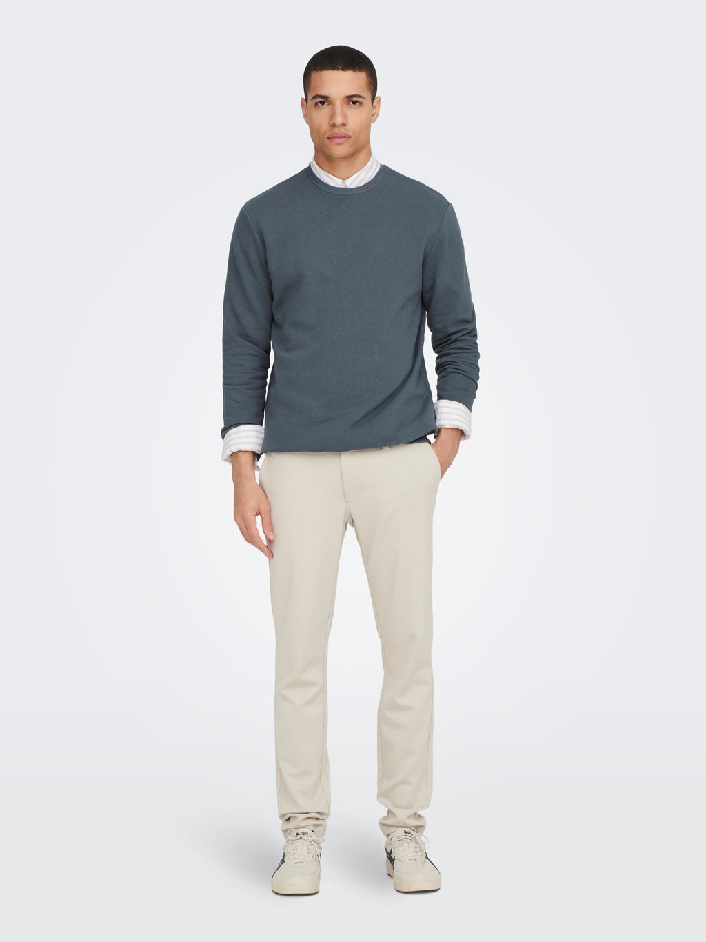 ONLY & SONS ONSMARK SLIM FIT CHINO TROUSER | MOONSTRUCK