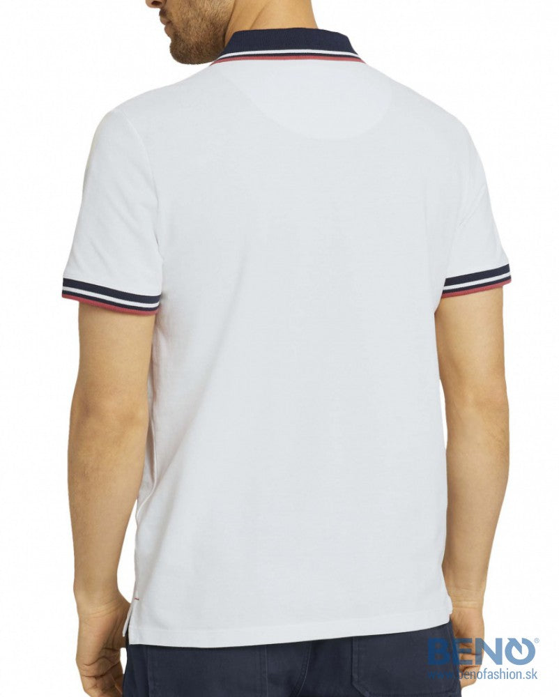 TOM TAILOR MEN'S POLO SHIRT | WHITE