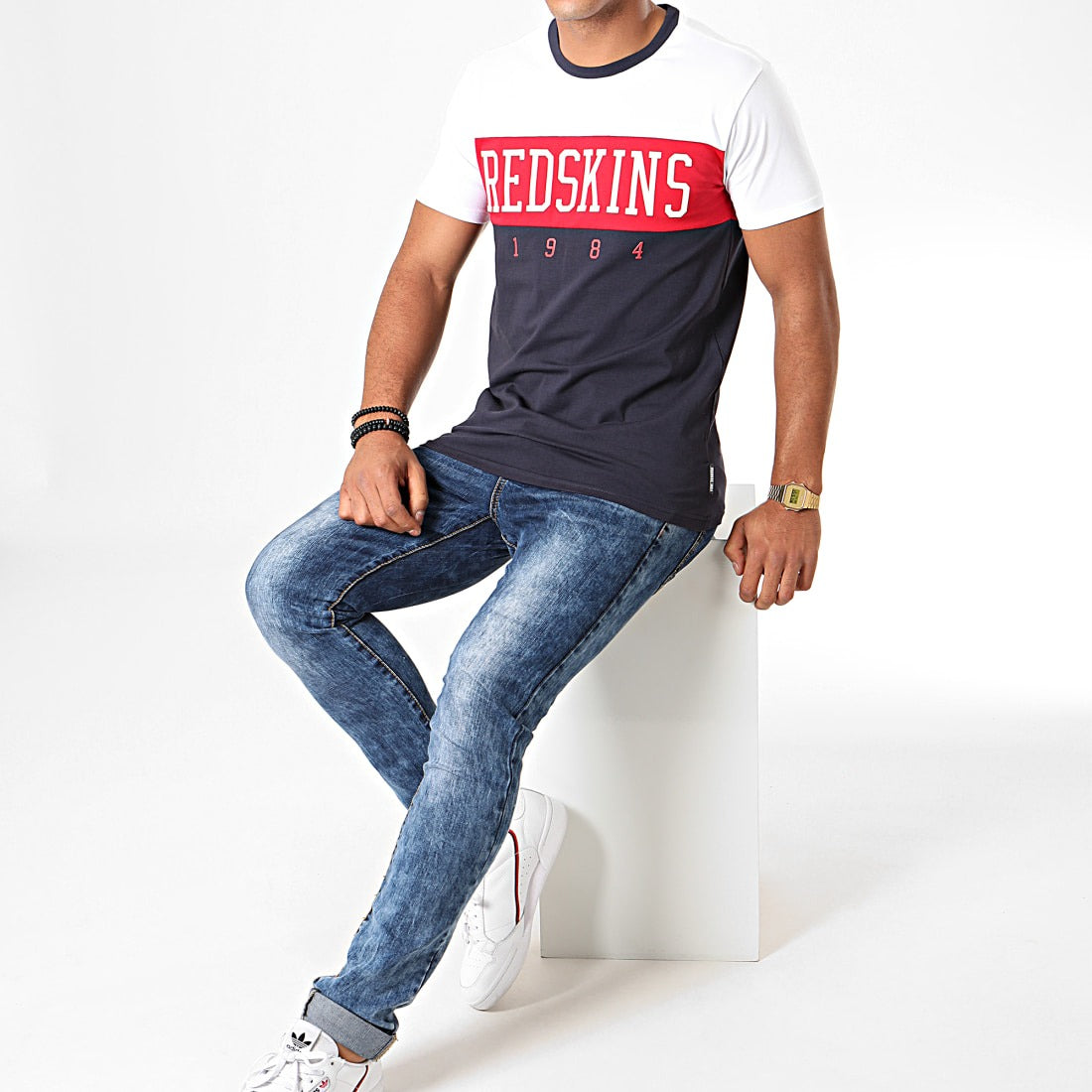 REDSKINS DOVES CALDER T-SHIRT | NAVY