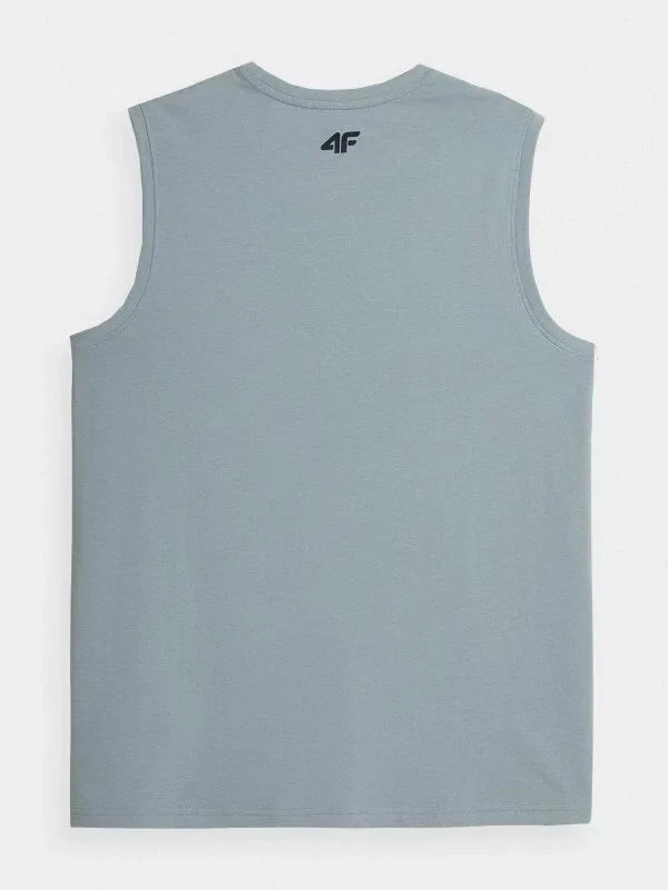 Light Sky Blue Men's Tank Top - Regular Fit Sando