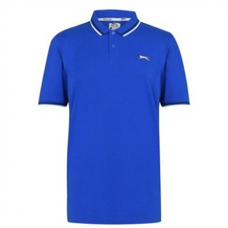 SLAZENGER - MEN'S POLO TIPPED SHIRT | ROYAL BLUE