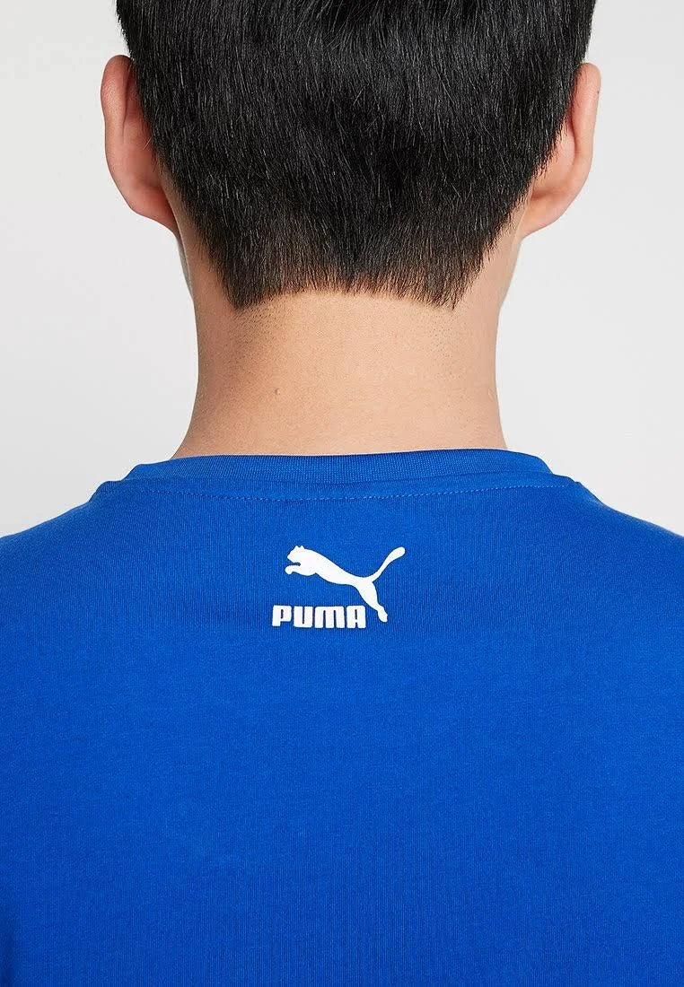 PUMA LOGO MEN REGULAR FIT T-SHIRT | BLUE