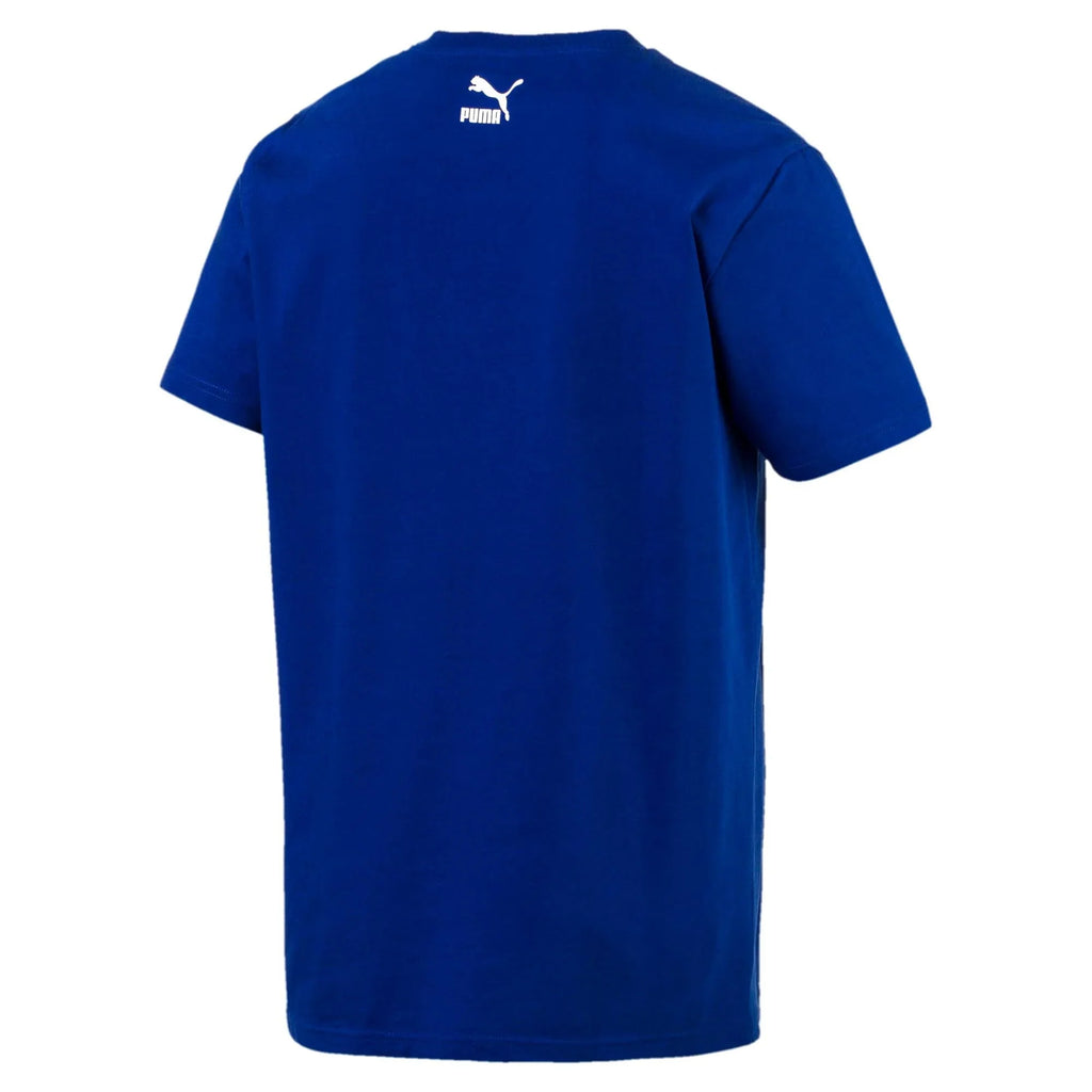 PUMA LOGO MEN REGULAR FIT T-SHIRT | BLUE