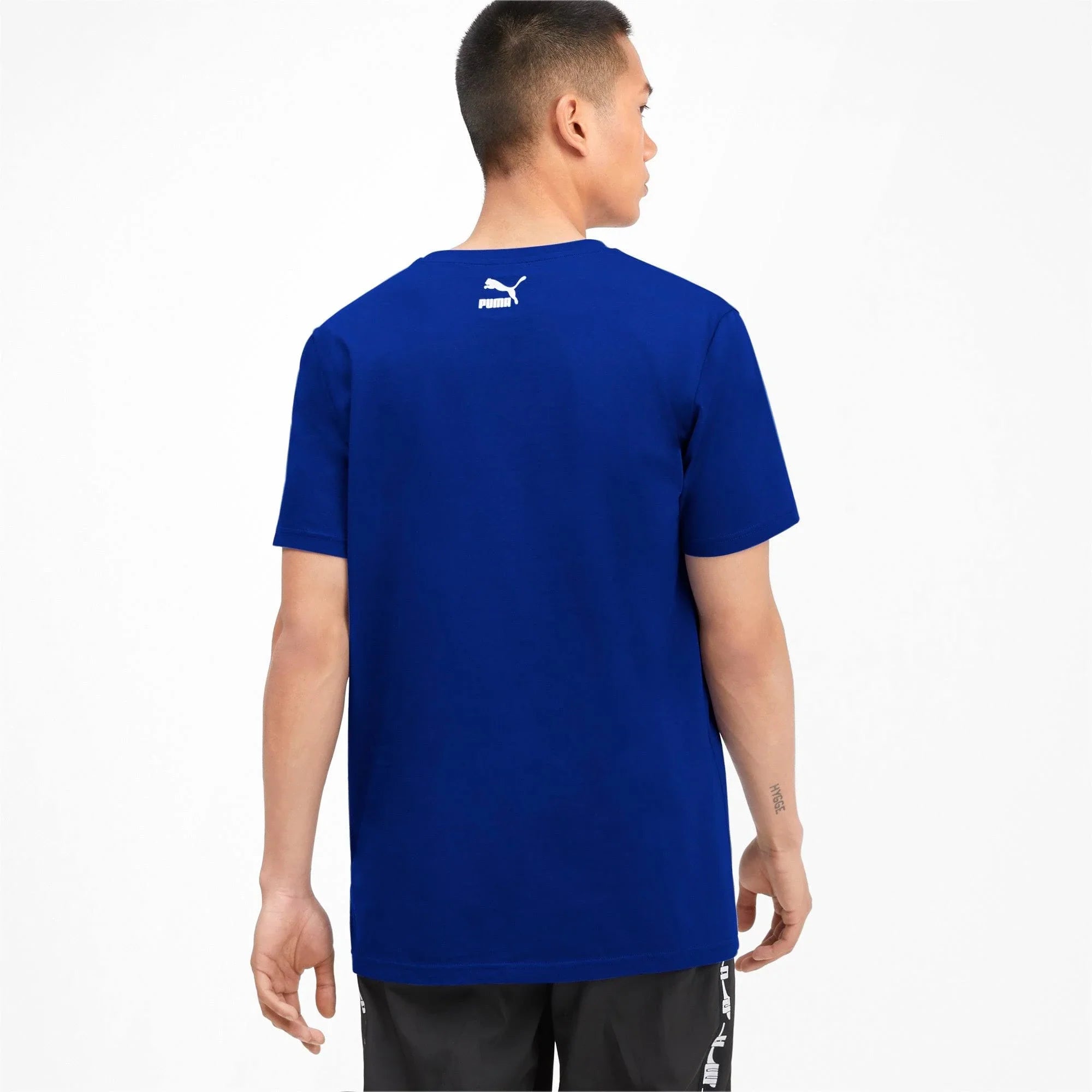 PUMA LOGO MEN REGULAR FIT T-SHIRT | BLUE