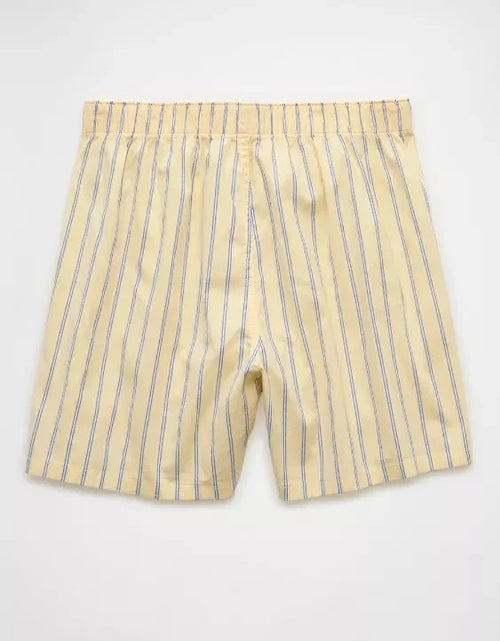 AMERICAN EAGLE yellow striped boxer shorts for men