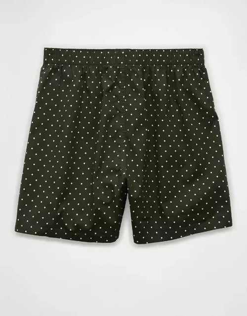 AMERICAN EAGLE dark green polka dot boxer shorts for men