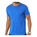 U.S POLO ASSN. MULTI-STRIP RIBBED T-SHIRT | BLUE