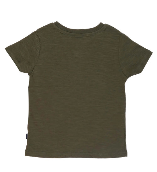  BIG STAR green TATW logo T-shirt for kids – stylish, trendy, and comfy.