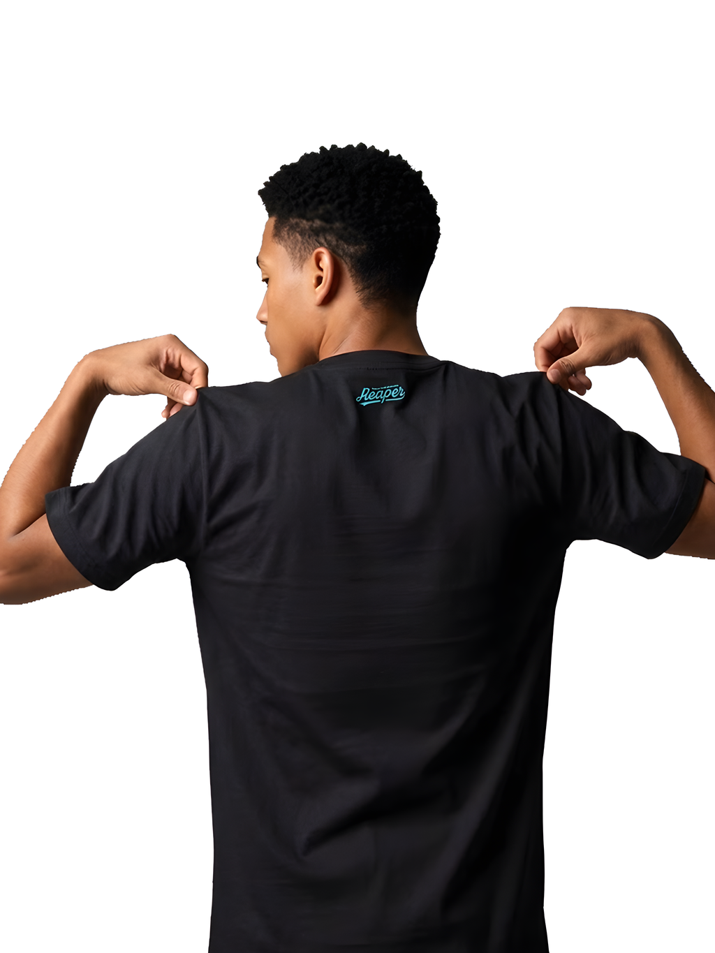 REAPER T-SHIRT SIGNATURE REAPER LOGO | BLACK